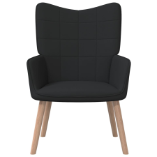 vidaXL fekete szövet pihenőfotel (327925) bútor