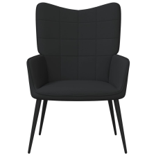 vidaXL fekete szövet pihenőfotel (327947) bútor