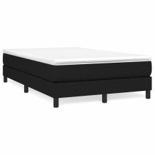 vidaXL fekete szövet rugós ágy matraccal 120 x 190 cm ágy és ágykellék