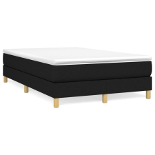 vidaXL fekete szövet rugós ágykeret 120x200 cm (3120600) ágy és ágykellék