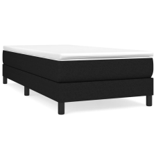 vidaXL fekete szövet rugós ágykeret 90x190 cm (3120478) ágy és ágykellék