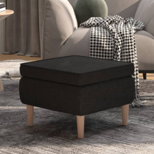 vidaXL Fekete szövet szék falábakkal bútor
