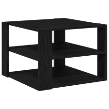vidaXL Fekete tölgy Dohányzóasztal 59,5x59,5x40 cm Műszaki fa (862608) bútor