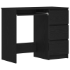 vidaXL fekete tölgy forgácslap íróasztal 90 x 45 x 76 cm (862490)