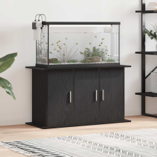 vidaXL fekete tölgy szerelt fa akváriumi állvány 101x41x58 cm halfelszerelések