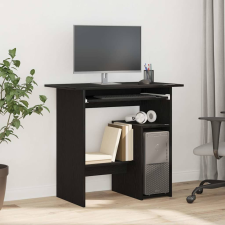 vidaXL fekete tölgy színű szerelt fa íróasztal 80 x 45 x 74 cm íróasztal
