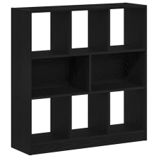 vidaXL fekete tölgy színű szerelt fa könyvszekrény 97,5x29,5x100 cm (862403) bútor