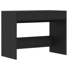 vidaXL fekete tölgyszínű szerelt fa íróasztal 101x50x76,5 cm (862080) íróasztal