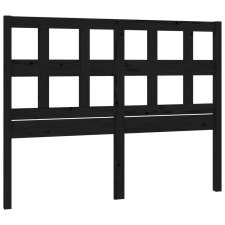 vidaXL fekete tömör fenyőfa ágyfejtámla 165,5x4x100 cm (818934) ágy és ágykellék