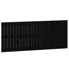 vidaXL fekete tömör fenyőfa fali fejtámla 147 x 3 x 60 cm (824847) ágy és ágykellék