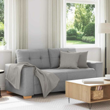 vidaXL felhőszürke szövet loveseat kanapé 140 cm bútor