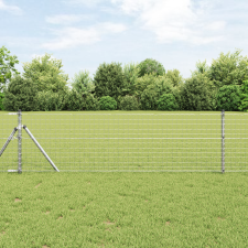 vidaXL Fence Posts 52 db Ø32 mm 80 cm Horganyzott Acél kerti bútor
