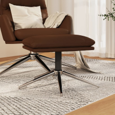 vidaXL fényes barna műbőr lábzsámoly 45 x 29,5 x 39 cm bútor