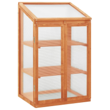 vidaXL fenyőfa melegház 60 x 45 x 100 cm kerti tárolás
