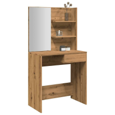 vidaXL fésülködőasztal tükörrel Artisan Oak 74,5x40x141 cm bútor