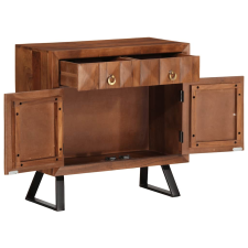 vidaXL fiókos szekrény mézbarna 70x35x70 cm tömörfa akácfa (358185) bútor