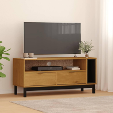 vidaXL FLAM tömör fenyőfa TV-szekrény 110 x 40 x 50 cm bútor