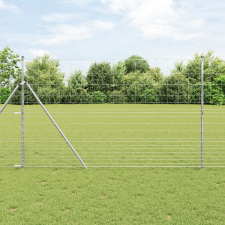 vidaXL Földi Kerítés 1.5x50 m Horganyzott Acél építőanyag