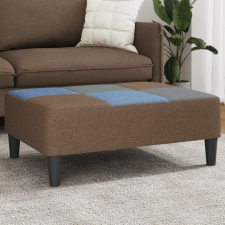 vidaXL foltvarrott szövet lábzsámoly 77x55x31 cm bútor