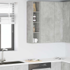 vidaXL Függő szekrény Riga Beton Szürke 20 x 29,5 x 100 cm Faanyag