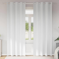 vidaXL Függönyök függönyökkel 2 pcs Tiszta fehér 260x140cm Poliészter lakástextília