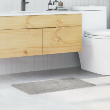 vidaXL Fürdőszoba szőnyeg téglaszürke 50x80 cm Poliészter csúszásmentes lakástextília
