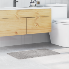 vidaXL Fürdőszoba szőnyeg téglaszürke 50x80 cm Poliészter csúszásmentes lakástextília