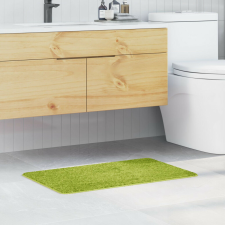 vidaXL Fürdőszobai Szőnyeg Négyszögletes Zöld 50x80 cm Poliészter Csúszásgátló lakástextília