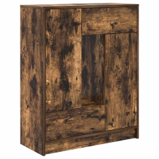 vidaXL füstölt tölgy komód fiókokkal és ajtókkal 73x31x90 cm (861854) bútor