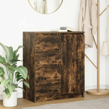 vidaXL füstölt tölgy szerelt fa tálalószekrény fiókos 71x35x84 cm (861584) bútor