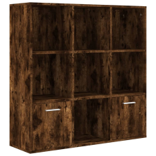 vidaXL füstös tölgy színű könyvszekrény 98 x 30 x 98 cm (815447) bútor