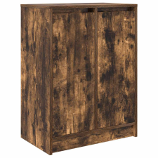 vidaXL füstös tölgy színű szerelt fa cipőszekrény 57x34x76 cm (861872) bútor