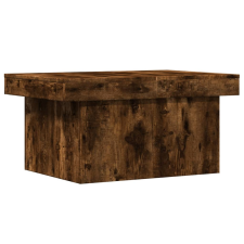 vidaXL füstös tölgy színű szerelt fa dohányzóasztal 80 x 55 x 40 cm bútor
