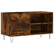 vidaXL füstös tölgy színű szerelt fa hanglemezszekrény 85x38x48 cm (831705) bútor