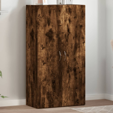 vidaXL füstös tölgy színű szerelt fa irattartó szekrény 60x32x115 cm irattároló szekrény