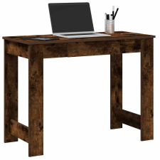 vidaXL füstös tölgy színű szerelt fa íróasztal 100x45x75 cm íróasztal