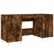 vidaXL füstös tölgy színű szerelt fa íróasztal 140x50x75 cm (829537) íróasztal