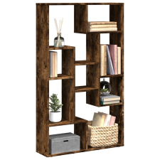 vidaXL füstös tölgy színű szerelt fa könyvespolc 72 x 20 x 120 cm bútor