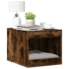 vidaXL füstös tölgy színű szerelt fa macskaalomdoboz 47 x 59 x 42 cm macskatoalett