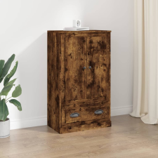 vidaXL füstös tölgy színű szerelt fa magasszekrény 60x35,5x103,5 cm bútor