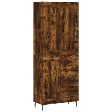 vidaXL füstös tölgy színű szerelt fa magasszekrény 69,5 x 34 x 180 cm (3200022) bútor