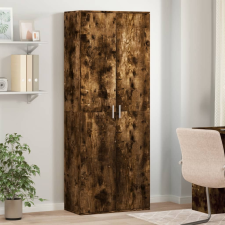 vidaXL füstös tölgy színű szerelt fa magasszekrény 70 x 35 x 180 bútor