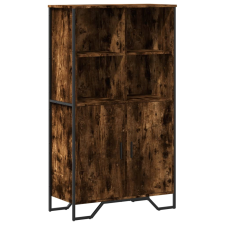 vidaXL füstös tölgy színű szerelt fa magasszekrény 79,5x35,5x137,5 cm (3295309) bútor