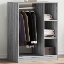 vidaXL füstös tölgy színű szerelt fa ruhásszekrény 77 x 48 x 102 cm bútor