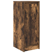 vidaXL füstös tölgy színű szerelt fa tálalószekrény 29,5x34x76 cm (861611) bútor