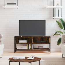 vidaXL füstös tölgy színű szerelt fa TV-szekrény 100 x 35 x 45 cm bútor