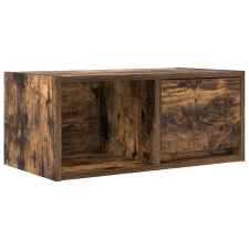 vidaXL füstös tölgy színű szerelt fa TV-szekrény 60x31x25,5 cm (861444) bútor