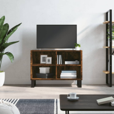 vidaXL füstös tölgy színű szerelt fa TV-szekrény 69,5x30x50 cm bútor