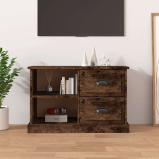 vidaXL füstös tölgy színű szerelt fa TV-szekrény 73x35,5x47,5 cm bútor