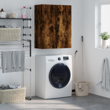 vidaXL füstös tölgyszínű fali szekrény 69,5 x 34 x 90 cm bútor